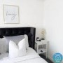 Dark Grey Velvet Double Ottoman Bed with Curved Headboard - Milania