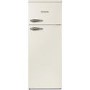 Montpellier MAB144C 213 Litre Freestanding Fridge Freezer 80/20 Split  55cm Wide - Cream