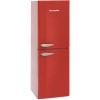 Montpellier MAB148R Retro Style 50-50 Freestanding Fridge Freezer - Red