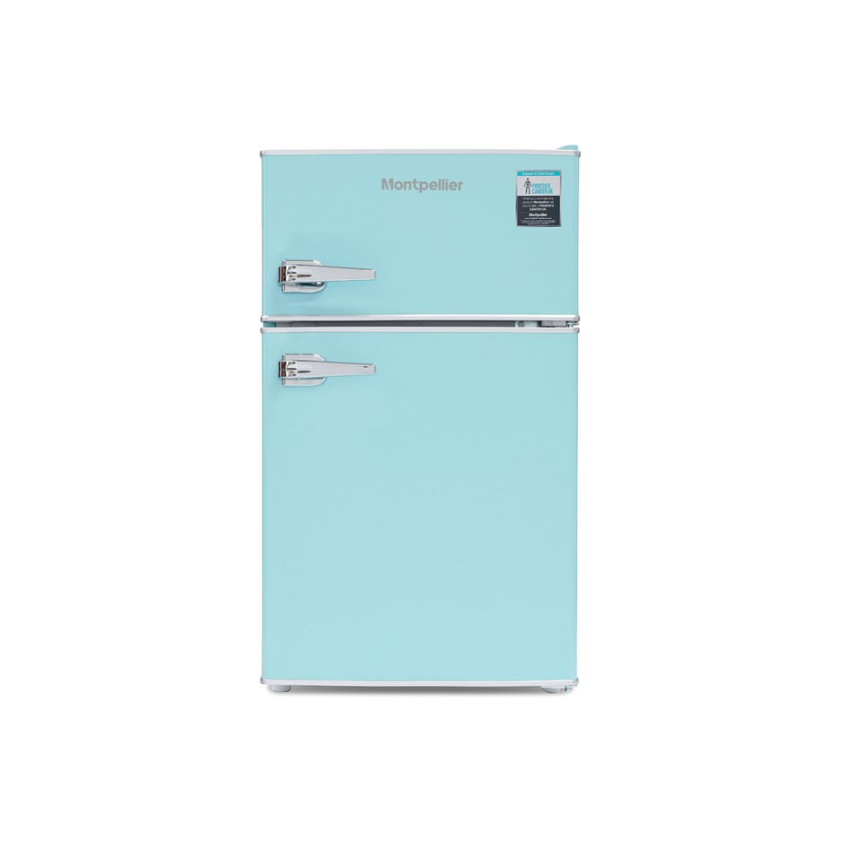 Montpellier MAB2035PB Mini Retro Freestanding Under Counter Fridge