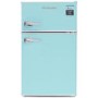 Montpellier MAB2030PB Mini Retro Freestanding Under Counter Fridge Freezer - Pale Blue