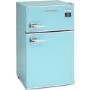 Montpellier MAB2030PB Mini Retro Freestanding Under Counter Fridge Freezer - Pale Blue
