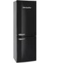 Montpellier MAB385KAA 70/30 Freestanding Retro Frost Free Fridge Freezer - Black