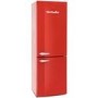 Montpellier MAB385R Retro Frost Free Freestanding Fridge Freezer - Red