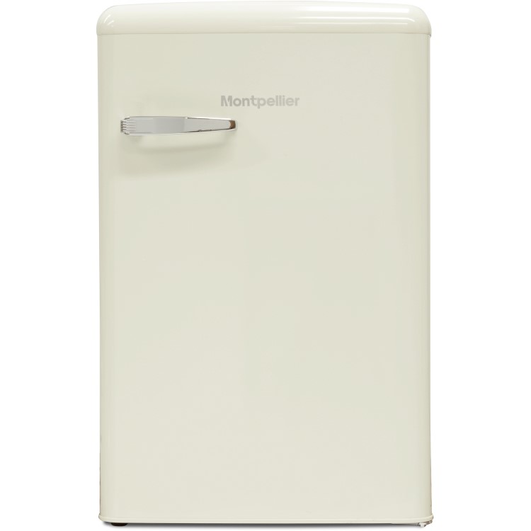 Montpellier 122 Litre Retro Larder Fridge - Cream