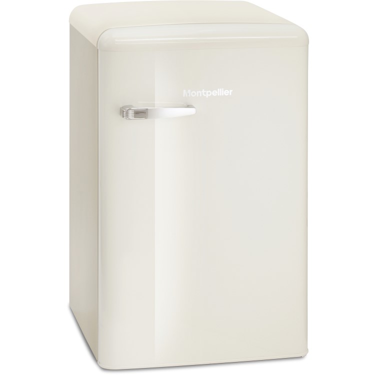 Montpellier 122 Litre Retro Larder Fridge - Cream