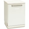 Montpellier MAB600C 15 Place Freestanding Retro Dishwasher With Cutlery Tray - Cream