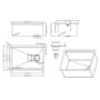 Brushed Brass Undermount Kitchen Workstation Sink Unit & Accessories - Mae