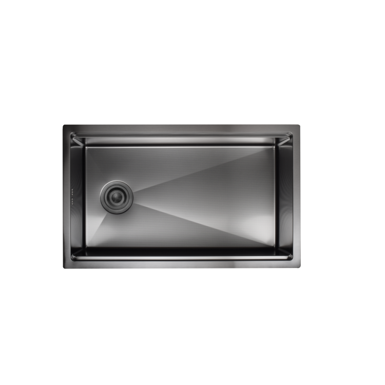 Black Large Undermount Kitchen Workstation Sink Unit & Accessories - Mae