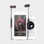 Wireless Magnetic Bluetooth Hands-free Earphones In Black With NEW Magnetic On/Off Controls Like Beats X 
