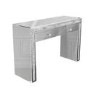 Silver Mirrored Dressing Table with 2 Drawers - Mariah