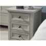 Grey Painted 3 Drawer Bedside Table - Maine - Julian Bowen