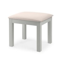 Julian Bowen Maine Dressing Stool in Dove Grey