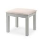 Julian Bowen Maine Dressing Stool in Dove Grey