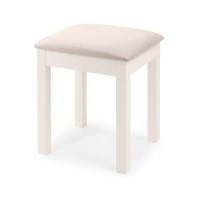 Julian Bowen Maine Dressing Stool in White