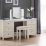 Julian Bowen Maine Dressing Stool in White