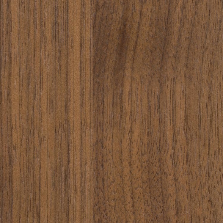 Round Walnut and Neutral Marble Effect Side Table - Malia