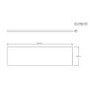 1700mm Matt Black Acrylic Bath Front Panel - Malden
