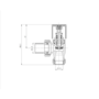 Elego Chrome Modern Manual Angled Radiator Valves (pair)