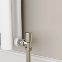 Elego Chrome  Modern Manual Angled Valves (pair)