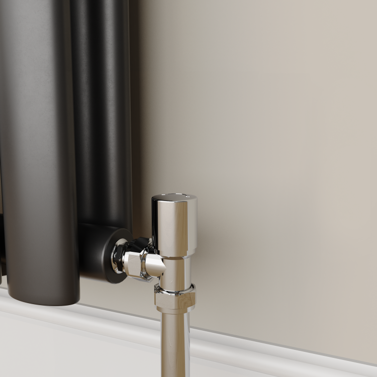 Elego Chrome  Modern Manual Angled Valves (pair)