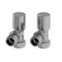 Elego Chrome  Modern Manual Angled Valves (pair)