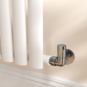 MAN-CN-3CH Elego Chrome Modern Manual Corner Radiator Valves With Lockshield