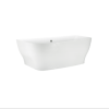 Freestanding Double Ended Back to Wall Bath 1650 x 780mm - Manilla