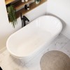 Freestanding Double Ended Bath 1700 x 800mm - Manilla