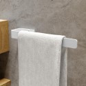 A1/MARGOW380 ONLY OPENED - White Single Towel Bar 380mm - Margo