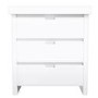 White Pine Wood Changing Unit with 3 Handleless Drawers - Mason