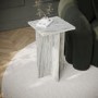 Square White Marble Side Table - Matilda