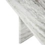 Square White Marble Side Table - Matilda