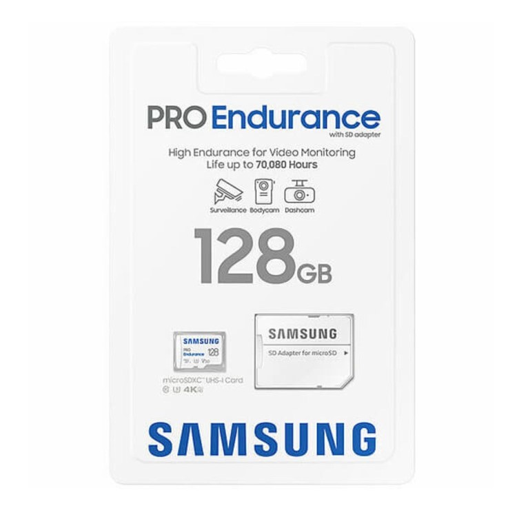 Samsung PRO Endurance 128GB MicroSD Card + Adapter