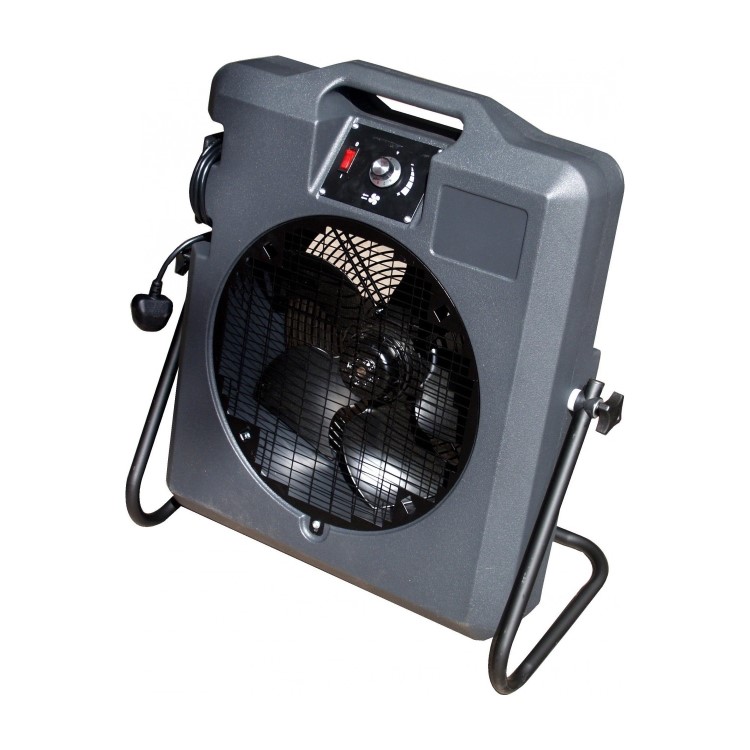 Refurbished Broughton Mighty Breeze MB30 350mm 230v Floor Fan - Grey