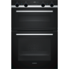 Refurbished Siemens iQ500 MB557G5S0B 60cm Double Built In Electric Oven Stainless Steel