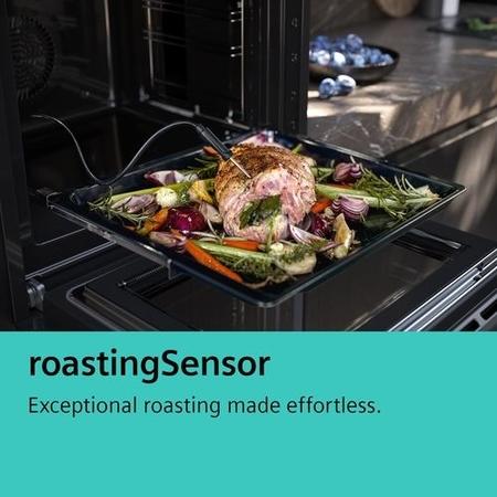 Siemens iQ500 Built In Double Oven With Pyrolytic Cleaning - Stainless Steel