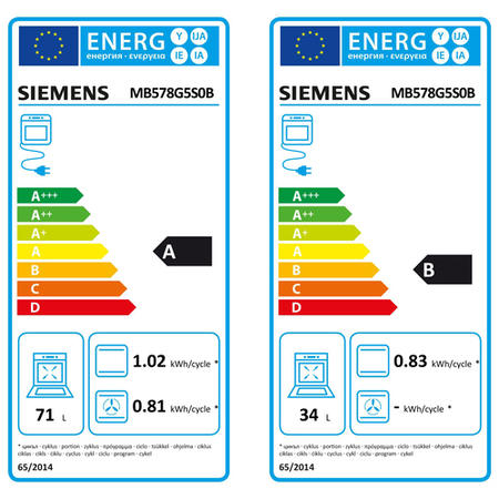 Siemens iQ500 Built In Double Oven With Pyrolytic Cleaning - Stainless Steel