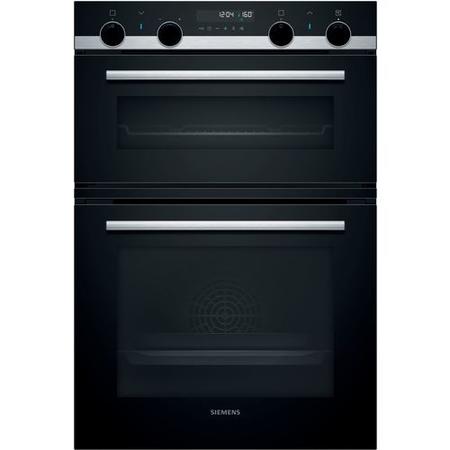Siemens iQ500 Built In Double Oven With Pyrolytic Cleaning - Stainless Steel