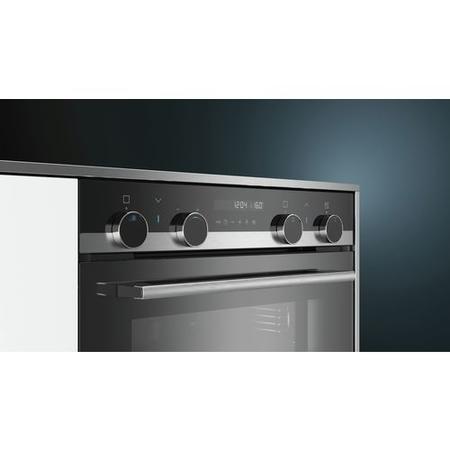 Siemens iQ500 Built In Double Oven With Pyrolytic Cleaning - Stainless Steel