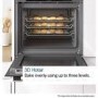 Bosch Series 4 MBA533BB3B Electric Built-In Double Oven - Black