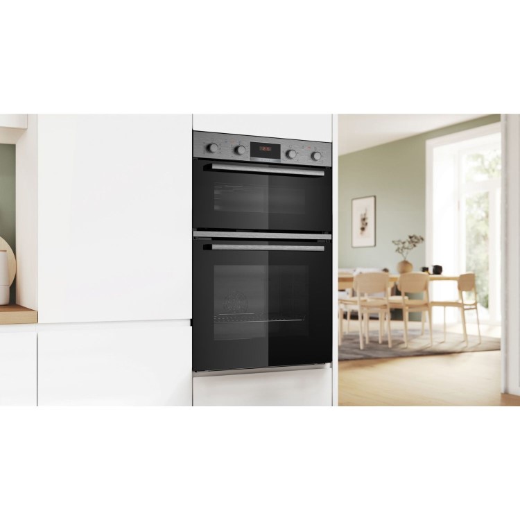 Bosch Series 4 Electric Built-In Double Oven - Stainless Steel