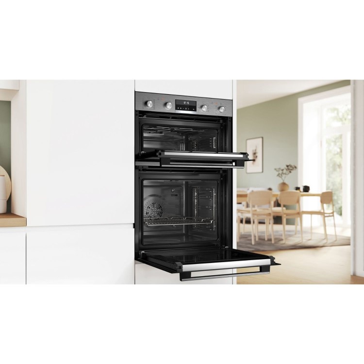 Bosch Series 6 Electric Built-In Double Oven - Stainless Steel
