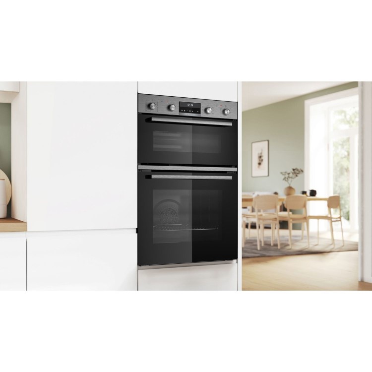 Bosch Series 6 Electric Built-In Double Oven - Stainless Steel