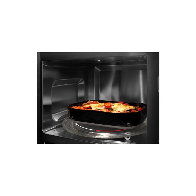 Refurbished AEG MBB1756DEM Built In 17L with Grill 800W Microwave Black
