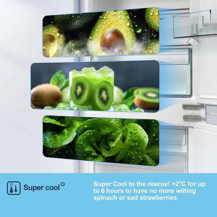 Fridgemaster 252 Litre 70/30 Integrated Fridge Freezer