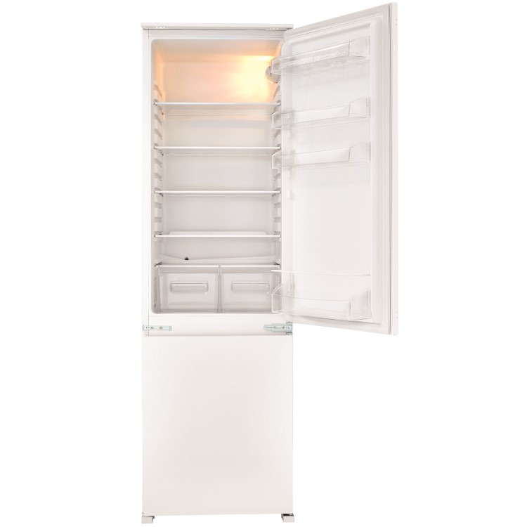 Fridgemaster MBC55275 54cm Wide 70-30 Integrated Upright Fridge Freezer - White