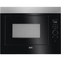 A2/MBE2658DEM Refurbished AEG MBE2658DEM Built In 26L 900W Microwave & Grill Black & AntiFingerprint Stainless Steel