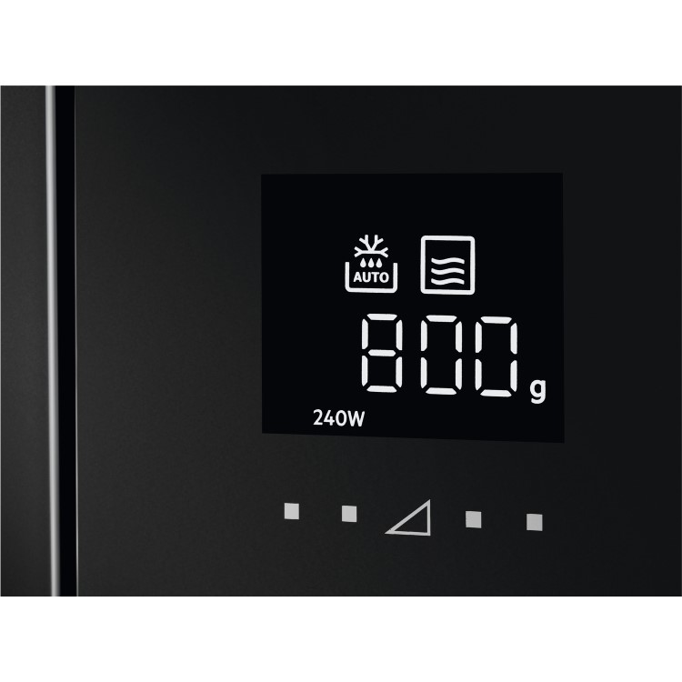 Refurbished AEG MBE2658DEM Built In 26L 900W Microwave & Grill Black & AntiFingerprint Stainless Steel