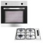Matrix MBG002SS Four Function Electric Oven & Gas Hob Pack - Stainless Steel